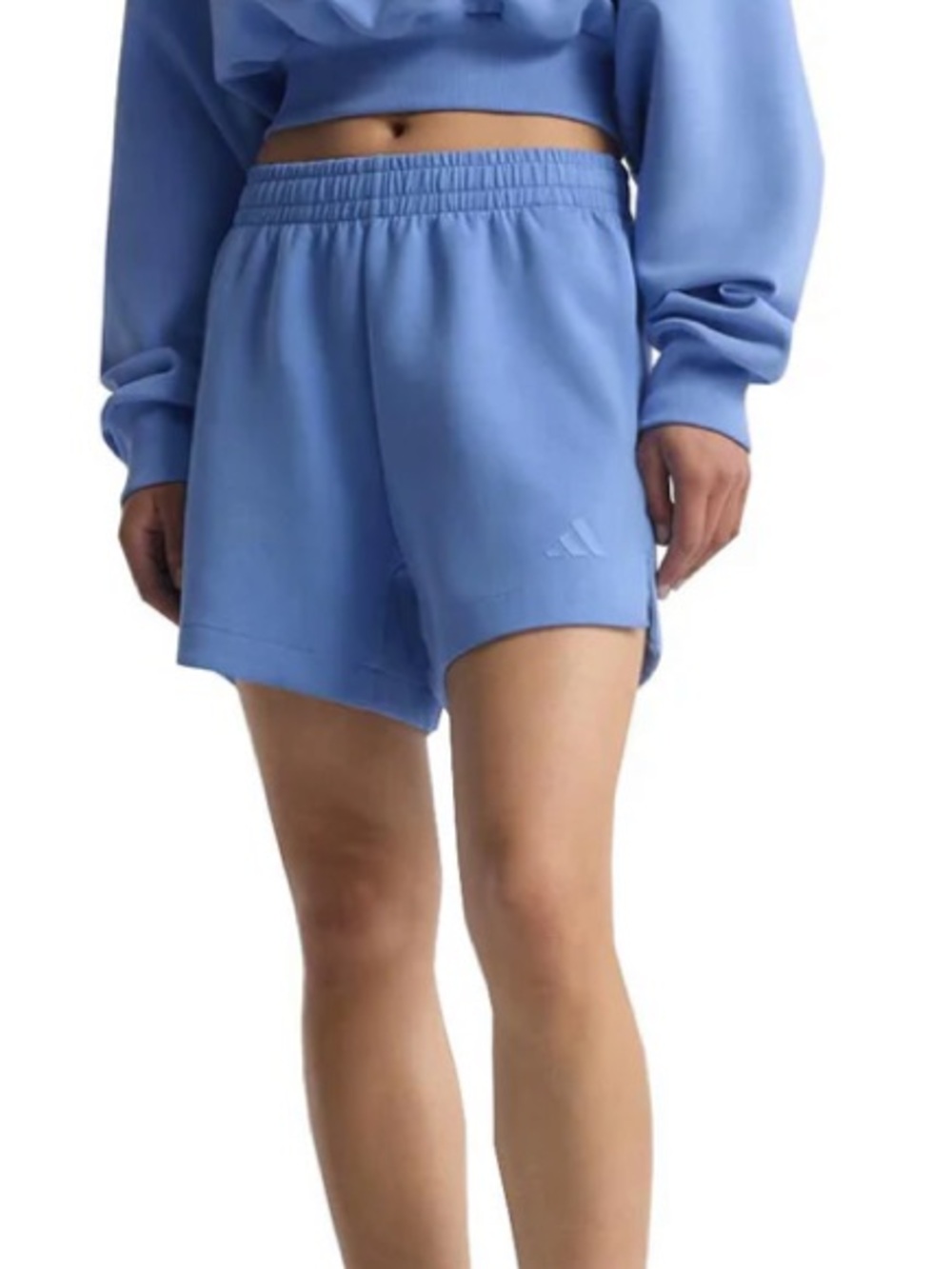 Adidas Soft Lux Loose Shorts - Picture 1 of 3